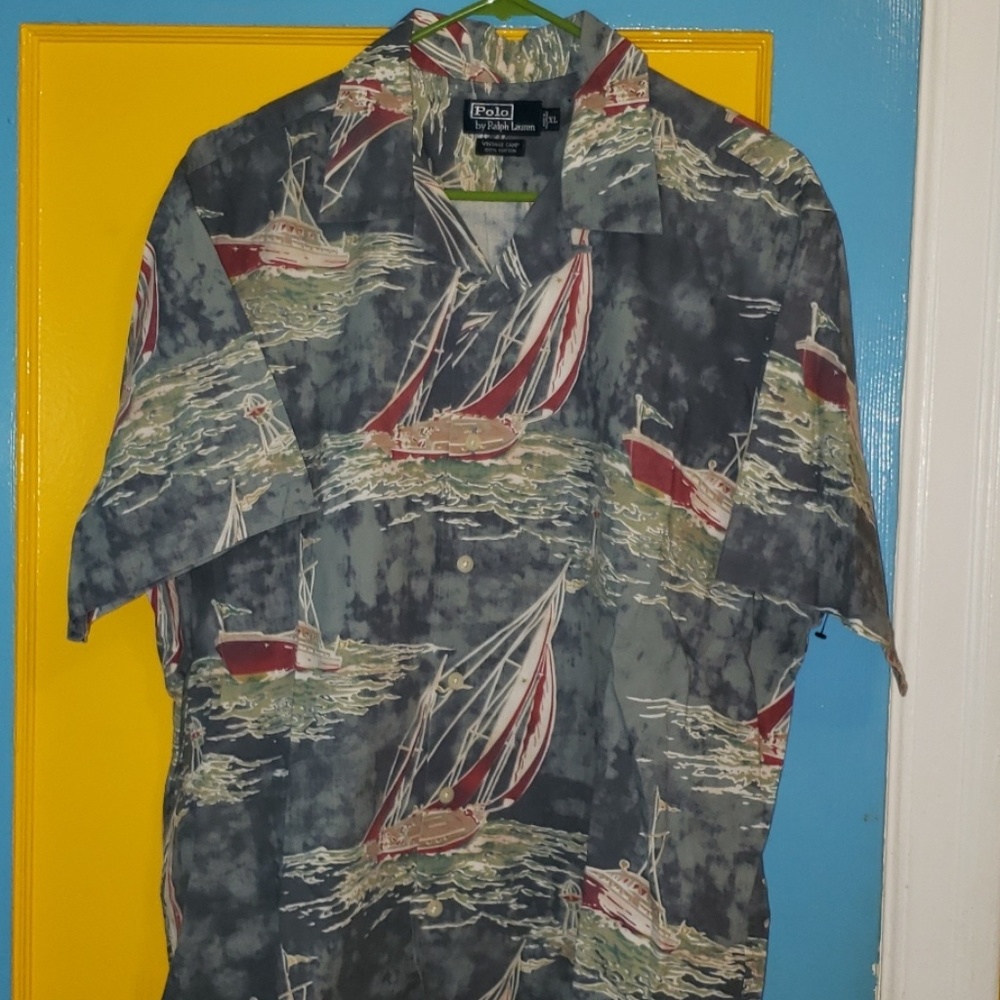 Polo Ralph Lauren vintage sailing shirt sleeve